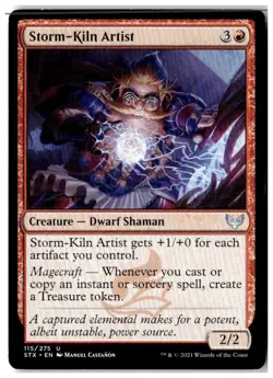 MTG Storm-Kiln Artist - Strixhaven: School of Mages Lightly Played English - Image 1