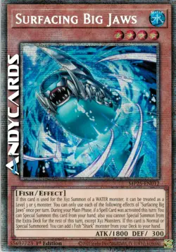 SURFACING BIG JAWS • Rara Starlight • MP25 EN012 • 1Ed • Yugioh! • ANDYCARDS - Image 1