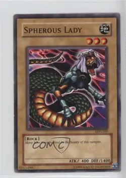 Spherous Lady Unlimited YuGiOh Labyrinth of Nightmare #LON-059 2003 READ - Image 1