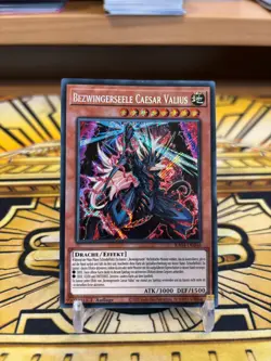 Yugioh Bezwingerseele Caesar Valius RA04-DE046 Secret Rare - Image 1