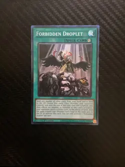 Yugioh Forbidden Droplet RA01-EN064 Prismatic Collector's Rare 1ST ED NM - Image 1