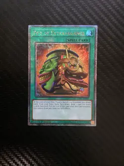 Yugioh Pot of Extravagance RA01-EN059 Quarter Century Secret Rare 1st Ed NM - Image 1