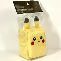 Pokemon Card Game Plush Deck Box Case Pikachu & Eevee Pokemon Center NEW Japan - Image 4