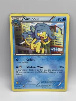29/99 Simipour Rare: Pokemon Trading Card Game BW-04 Next Destinies - Image 1