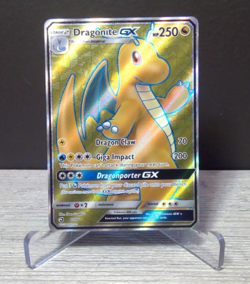 Dragonite GX 67/70 Sun & Moon Full Art Ultra Rare Pokemon Card NM Pack Fresh - Image 2
