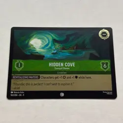 Hidden Cove 102/204 Disney Lorcana Fabled Common Cold Foil Card NM - Image 1