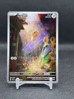 Meltan 179/162 Pokemon TCG SV Temporal Forces Illustration Rare Card - Image 1