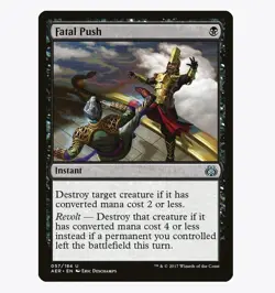 Fatal Push - Aether Revolt (AER) - MTG Uncommon #57 | Regular Card - Image 1