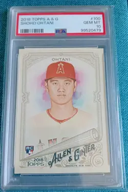 2018 Topps A&G Shohei Ohtani PSA 10 Rookie Allen & Ginter 🔥🔥 - Image 1