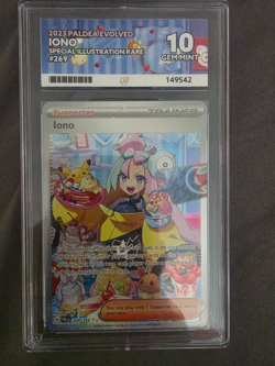Pokemon TCG Iono 269/193 Paldea Evolved Special Illustration ACE 10 - Image 1