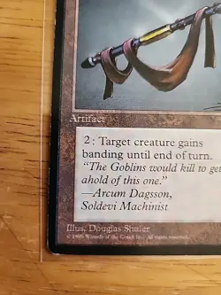Baton of Morale - Ice Age - MTG Magic - Error Card - Misprint - Ink Misalign - Image 2