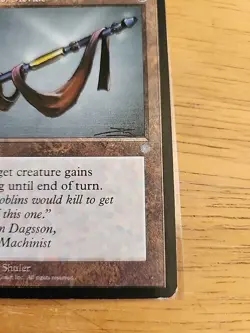 Baton of Morale - Ice Age - MTG Magic - Error Card - Misprint - Ink Misalign - Image 3