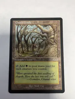 1x MP Gaea's Cradle Urza's Saga MTG Magic the Gathering English - Image 1