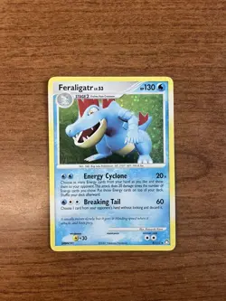 Feraligatr LV.53 8/123 Holo Rare Mysterious Treasures Pokemon Card 2007 - Image 1