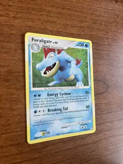 Feraligatr LV.53 8/123 Holo Rare Mysterious Treasures Pokemon Card 2007 - Image 2
