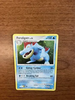 Feraligatr LV.53 8/123 Holo Rare Mysterious Treasures Pokemon Card 2007 - Image 3
