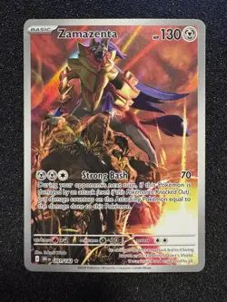 Zamazenta 201/182 Illustration Rare Destined Rivals Pokemon Near Mint - Image 1