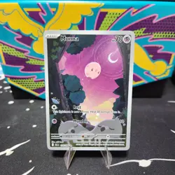 Munna 116/086 SV: Black Bolt Holo Illustration Rare Pokemon TCG NM miki kudo - Image 1