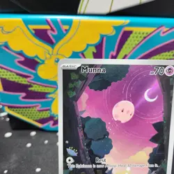Munna 116/086 SV: Black Bolt Holo Illustration Rare Pokemon TCG NM miki kudo - Image 2