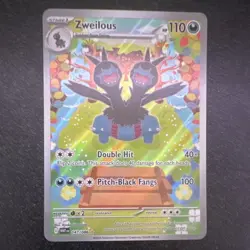 Pokemon TCG Zweilous 147/086 White Flare Illustration Rare Near Mint - Image 1