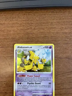 Pokemon Alakazam 2/123 Mysterious Treasures Holo Rare Diamond & Pearl - Image 3