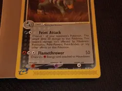2003 Pokemon Houndoom EX Dragon 34/97 Non-Holo Uncommon Pokemon - Image 3