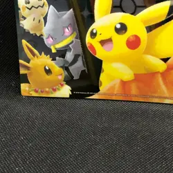 Pikachu Eevee Pokemon Center Limited Edition Clear Card 2018 Nintendo Japan F/S2 - Image 2