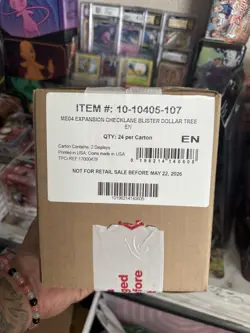 POKEMON TCG ME04 CHAOS RISING CHECKLANE BLISTER Sealed Case 24ct. - Image 1