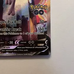 Mewtwo V (Alternate Full Art) 072/078 Pokemon GO Holo NM - Image 3