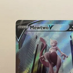 Mewtwo V (Alternate Full Art) 072/078 Pokemon GO Holo NM - Image 5