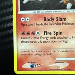 Heatran 1/17 POP Series 8 LV. 41 Holo Rare Pokemon TCG NM - Image 4