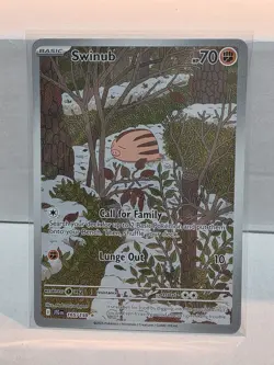 The Pokemon Company Pokemon TCG Swinub 165/159 Holo IR 70 HP - Image 1