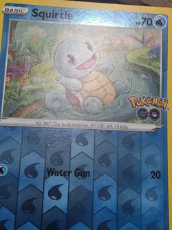 Squirtle Reverse Holo Common Pokemon GO 015/078 MP - Image 5