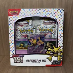 Pokemon TCG Scarlet and Violet - 151 Alakazam ex Collection Box - Sealed 820650855269 - Image 1