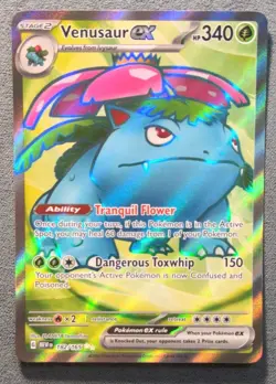 Pokemon English - 151 - Venusaur ex 182/165 - NM - Image 1