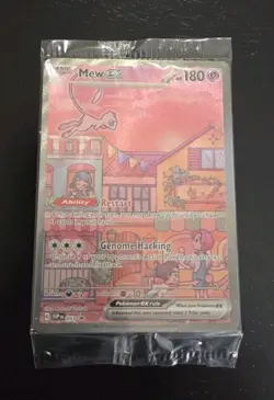 Mew EX 053 Scarlet & Violet Promo Holo Pokemon TCG Card NM/M Condition SEALED - Image 1