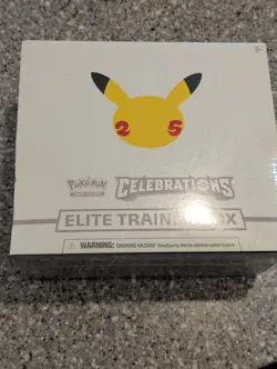 Pokemon TCG: 25th Anniversary Celebrations Elite Trainer Box (2021) 820650809439 - Image 1