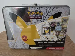 Pokemon TCG Celebrations Collector's Chest Tin Factory Sealed Light Damage - Image 1