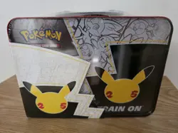 Pokemon TCG Celebrations Collector's Chest Tin Factory Sealed Light Damage - Image 2
