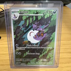 Pokemon TCG Arbok Temporal Forces Illustration Rare Card 176/162 NM - Image 1