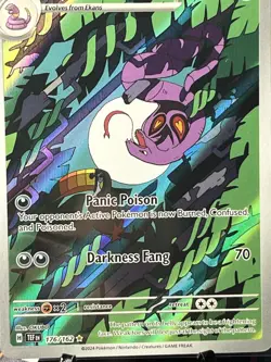 Arbok 176/162 Pokemon TCG Sv05: Temporal Forces Illustration Rare NM - Image 4