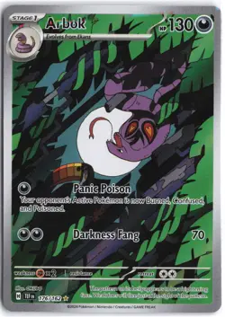 Arbok 176/162 Illustration Rare Temporal Forces Pokemon NM - Image 1