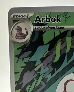 Pokemon Arbok 176/162 SV05: Temporal Forces Illustration Rare NM, Pack Fresh - Image 2