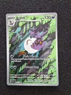 Arbok 176/162 Illustration Rare Pokemon Temporal Forces NM/MINT - Image 1