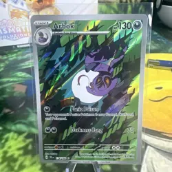 Arbok 176/162 Temporal Forces Holo Illustration Rare Pokemon TCG NM - Image 1