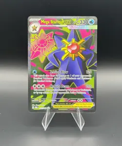 Mega Starmie ex 102/088 Perfect Order Ultra Rare Full Art Pokemon TCG Card NM - Image 1