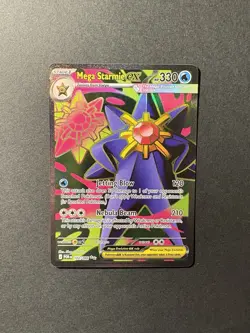 Mega Starmie EX 102/088 Perfect Order NM Condition Pokemon Card - Image 1