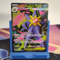 Mega Starmie ex 102/088 Perfect Order Holo Ultra Rare Full Art Pokemon TCG - Image 1