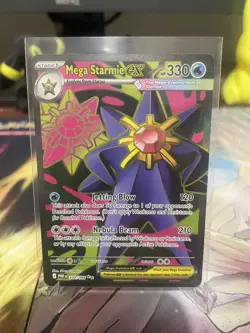 Mega Starmie ex Full Art Rare 102/088 Pokemon ME: Perfect Order - Image 1