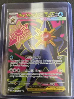 Mega Starmie EX | 102/088 | NEAR MINT | Perfect Order | Pokemon Card - Image 1